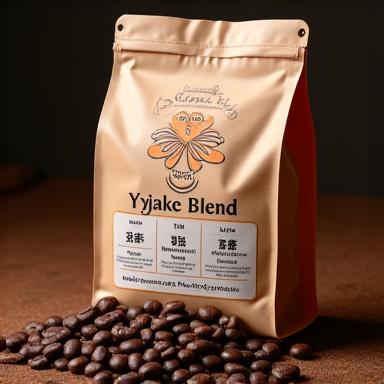 Упаковка с кофейными зернами Yuyake Blend